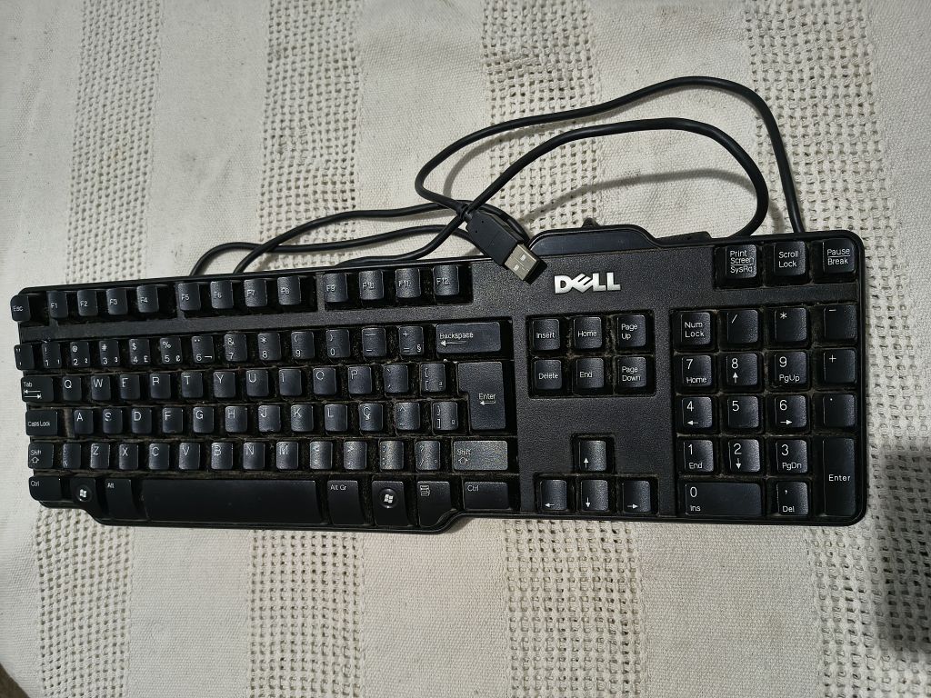 Teclado USB Dell Preto (02 unidades)