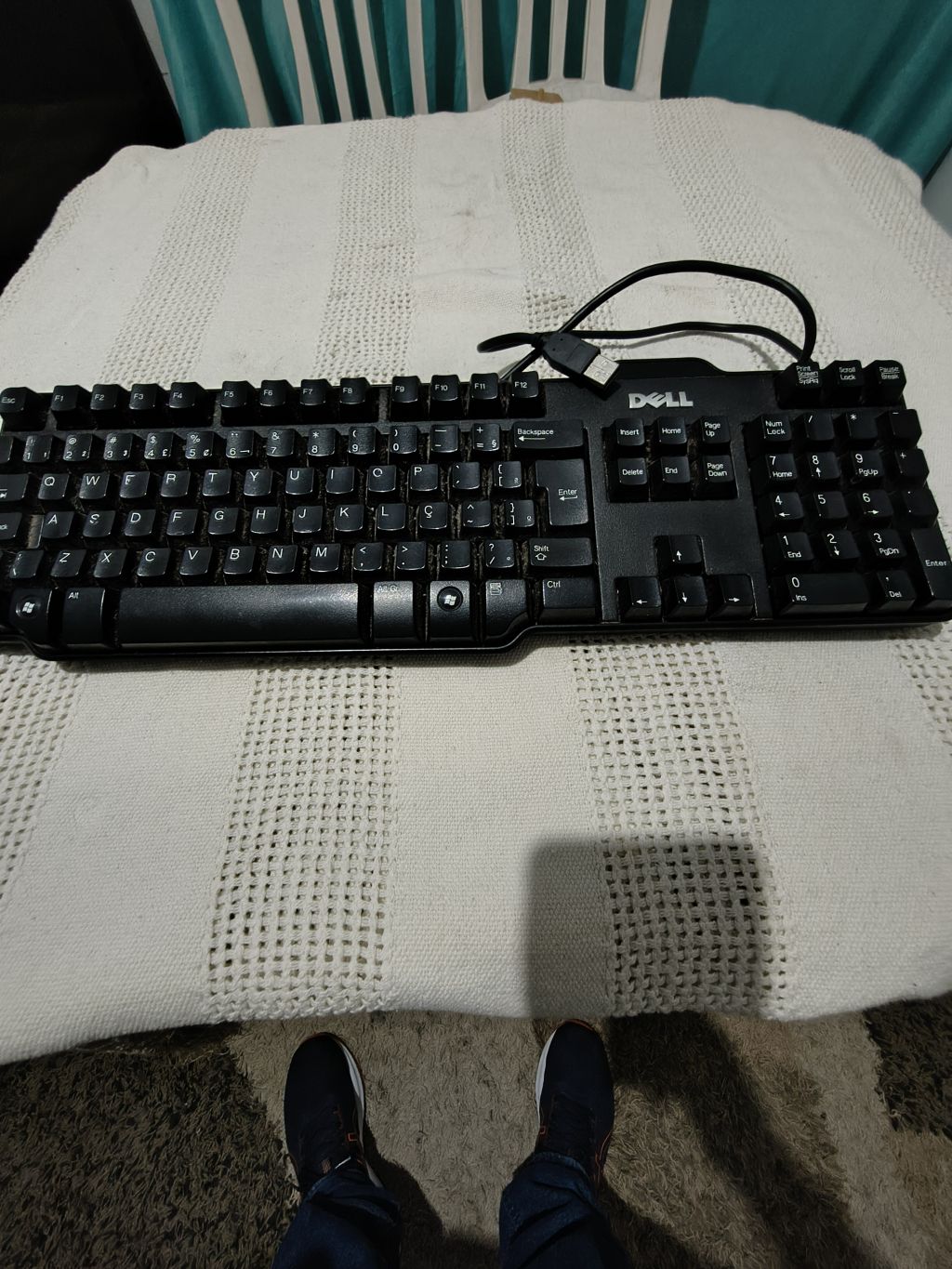 Teclado USB Dell Preto (02 unidades)