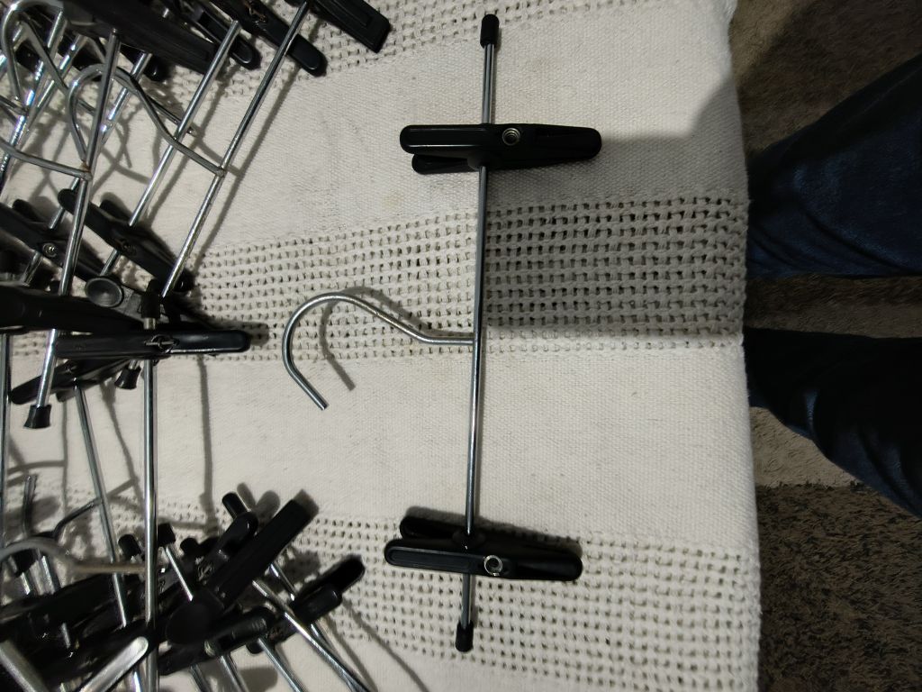Lote de Cabides com Presilhas para Calças/Saias