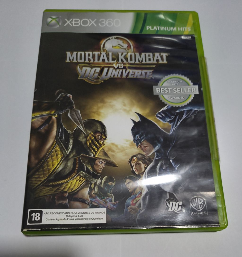Mortal Kombat vs. DC Universe - Xbox 360 (Edição Platinum Hits)