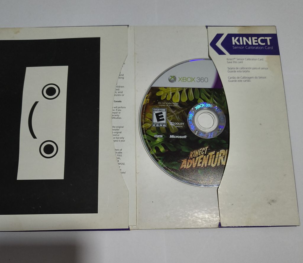 Kinect Adventures! - Xbox 360 (Requer Kinect / Com Cartão de Calibração)