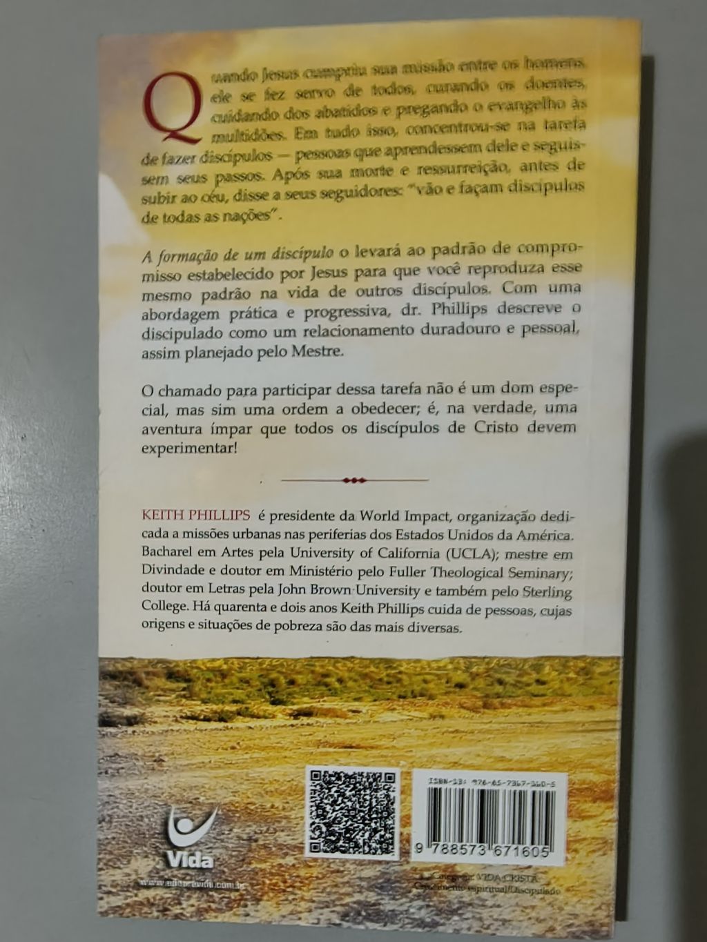 A Formação de um Discípulo - Keith Phillips