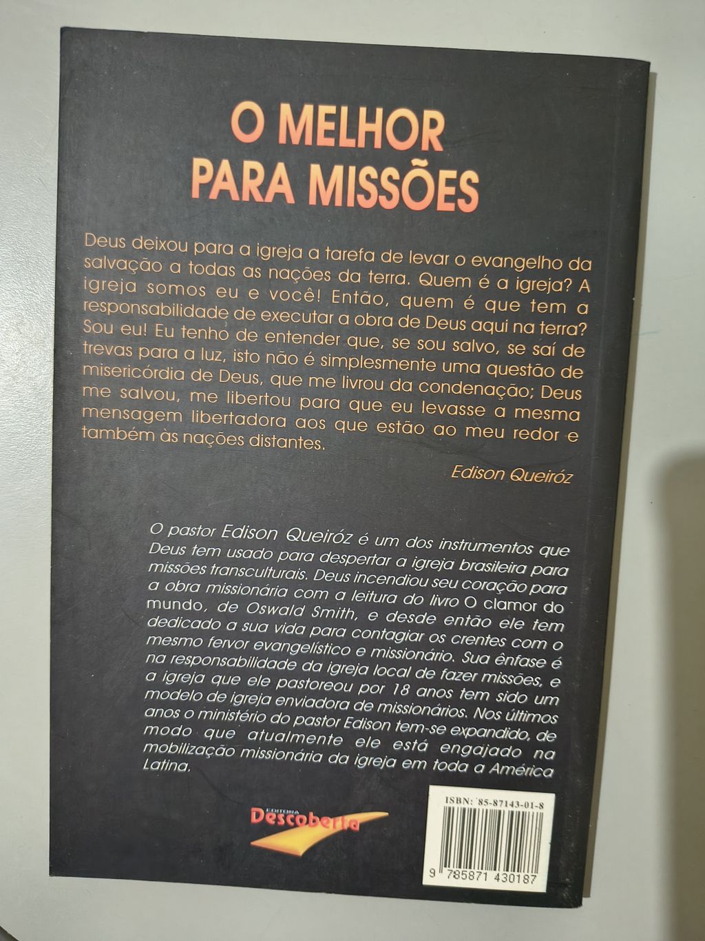 O Melhor para Missões - Edison Queiroz