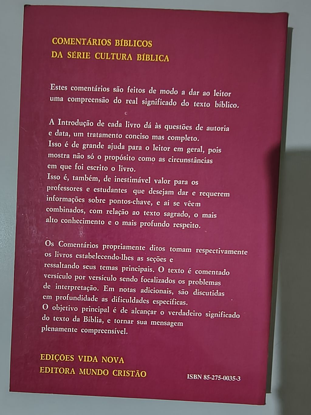 Números: Introdução e Comentário - Gordon J. Wenham