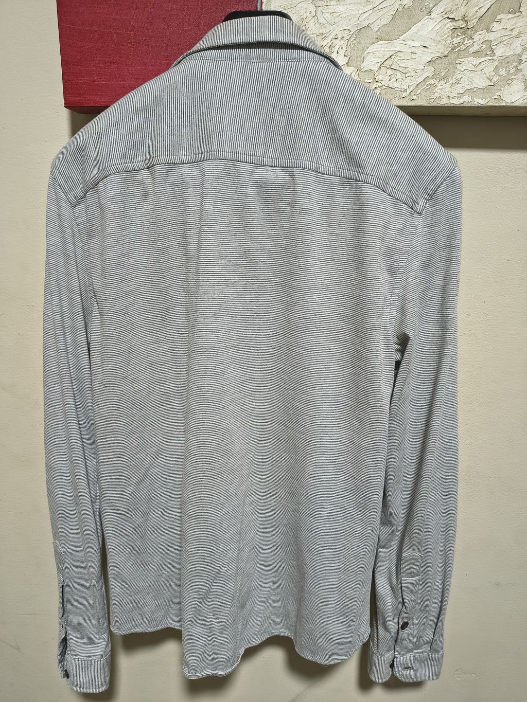 Camisa Listrada Cinza - Suncoast